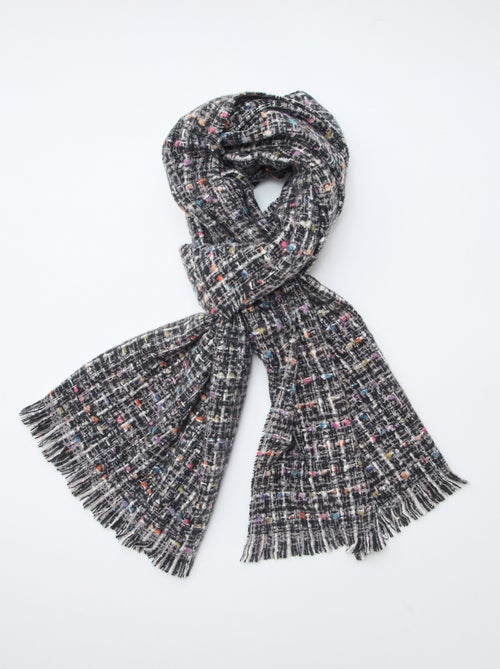 Cachecol com franjas multicolorido - Kiabi