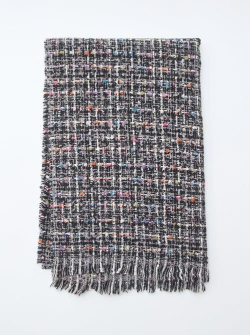 Cachecol com franjas multicolorido - Kiabi