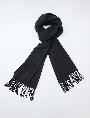 Cachecol com franjas