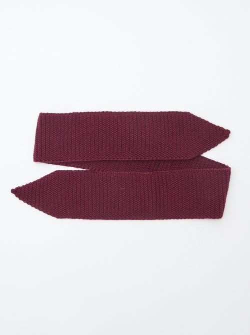 Cachecol de malha pesada formato lenço - Kiabi