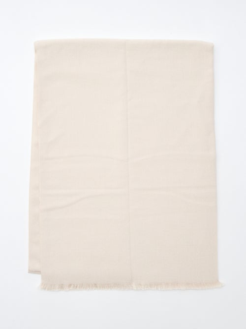 Cachecol de malha quente e suave - Kiabi