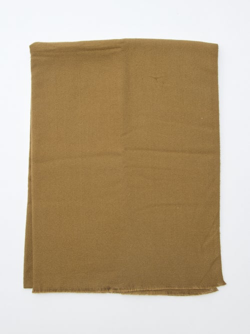 Cachecol de malha quente e suave - Kiabi