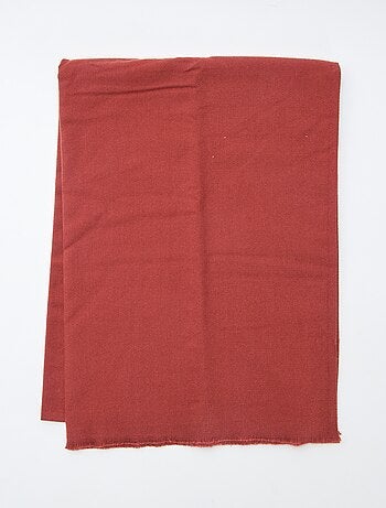 Cachecol de malha quente e suave