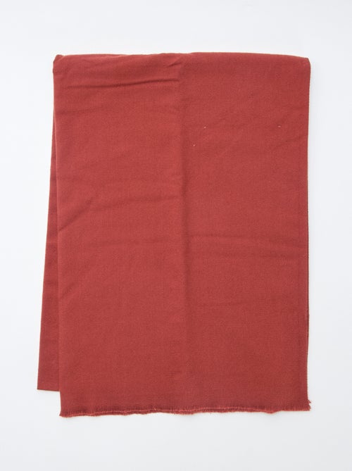 Cachecol de malha quente e suave - Kiabi