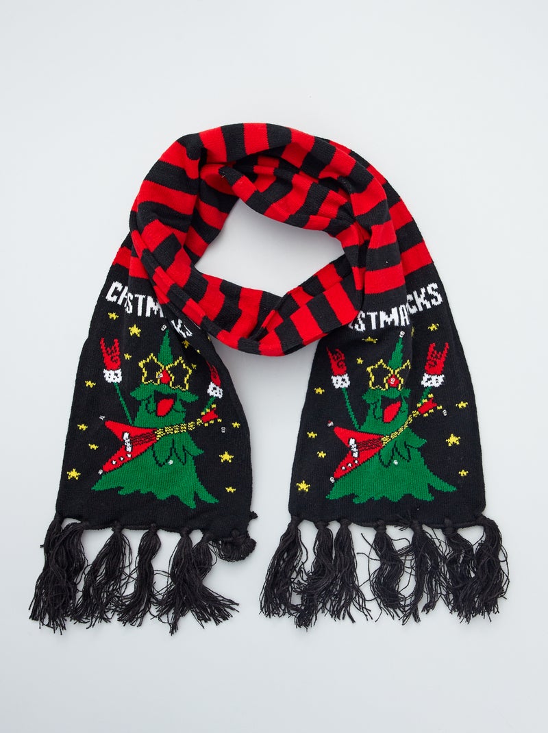 Cachecol de Natal com led VERDE - Kiabi