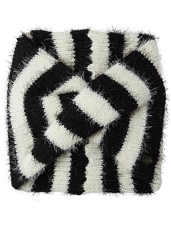 Cachecol de Tubo O'Neill para Mulher Branco/Preto