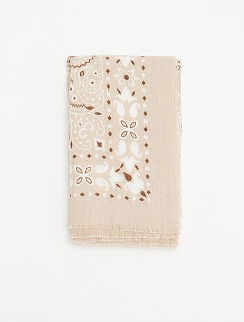 Cachecol estampado bandana