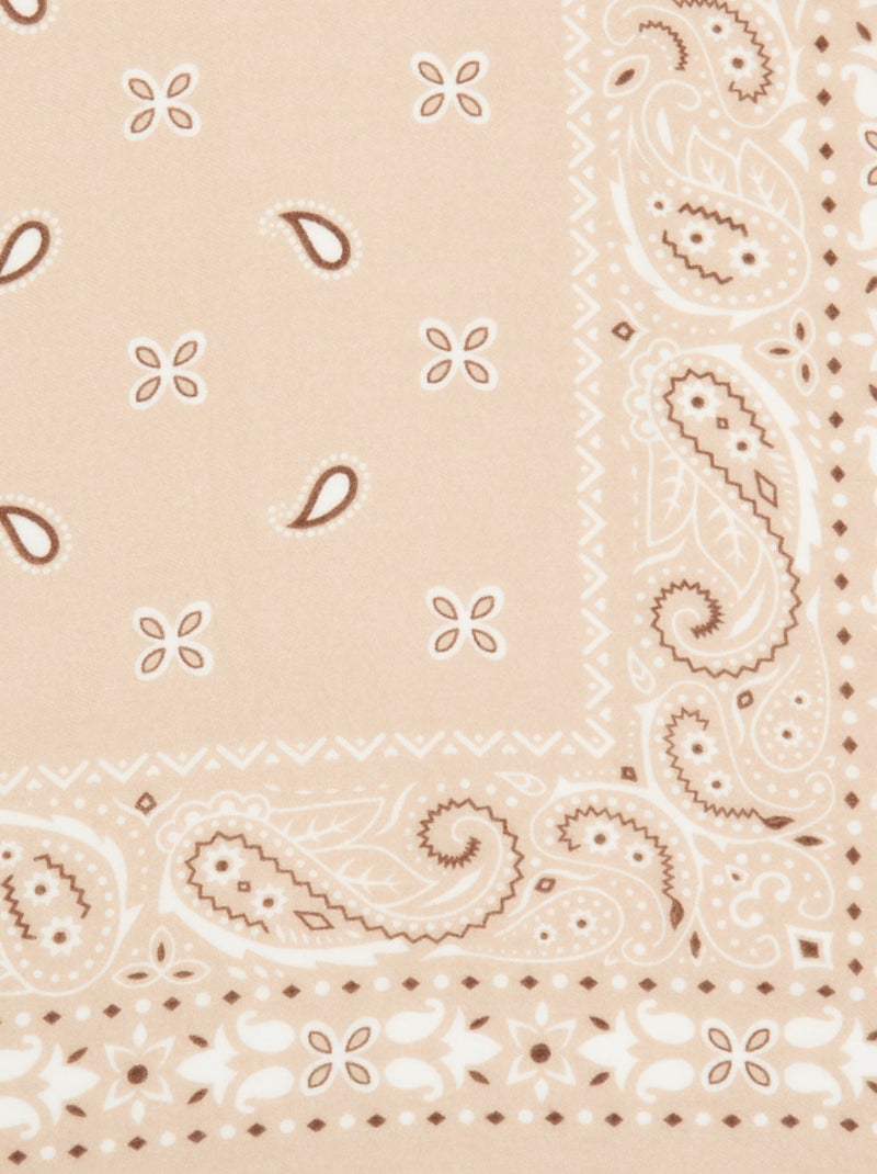 Cachecol estampado bandana Branco - Kiabi