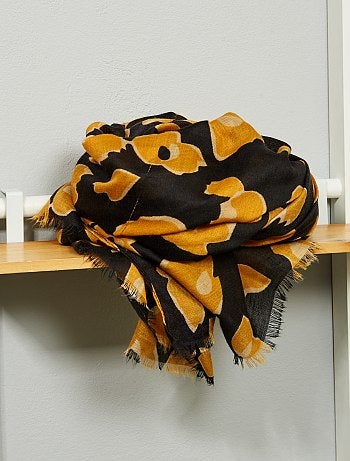 Cachecol fino com estampado animal - Kiabi