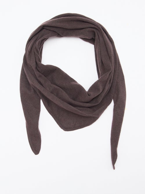 Cachecol lenço triangular para atar - Kiabi