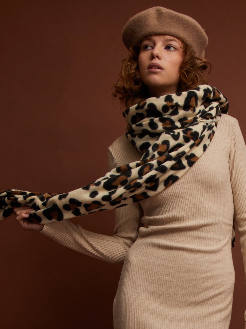 Cachecol 'leopardo' Leopardo - Kiabi