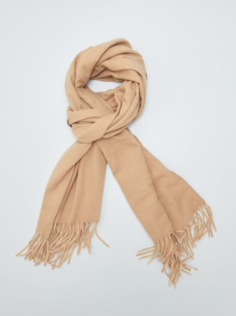 Cachecol liso MARROM - Kiabi