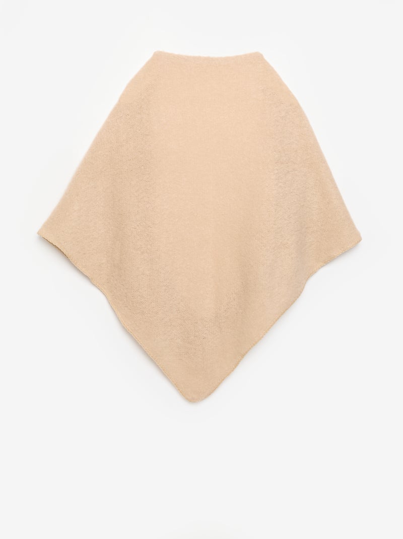 Cachecol liso triangular Bege - Kiabi