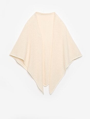 Cachecol liso triangular
