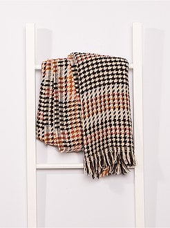 Cachecol 'pied-de-poule' - Kiabi