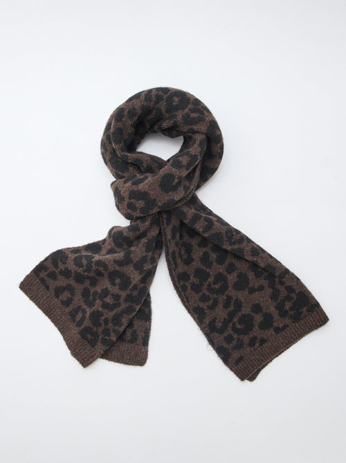 Cachecol quente leopardo - Kiabi