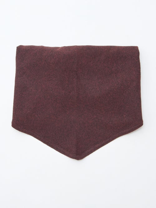 Cachecol triangular em malha - Kiabi