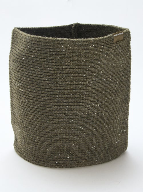 Cachecol tubular em malha fantasia - Kiabi