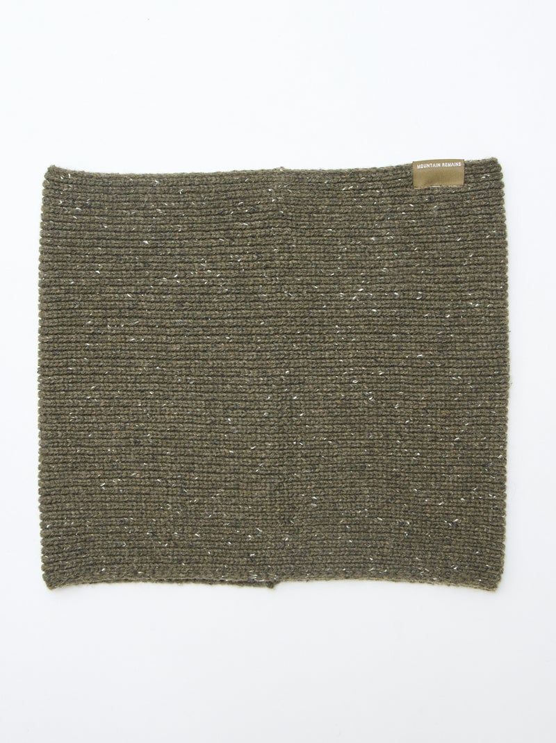 Cachecol tubular em malha fantasia Caqui - Kiabi