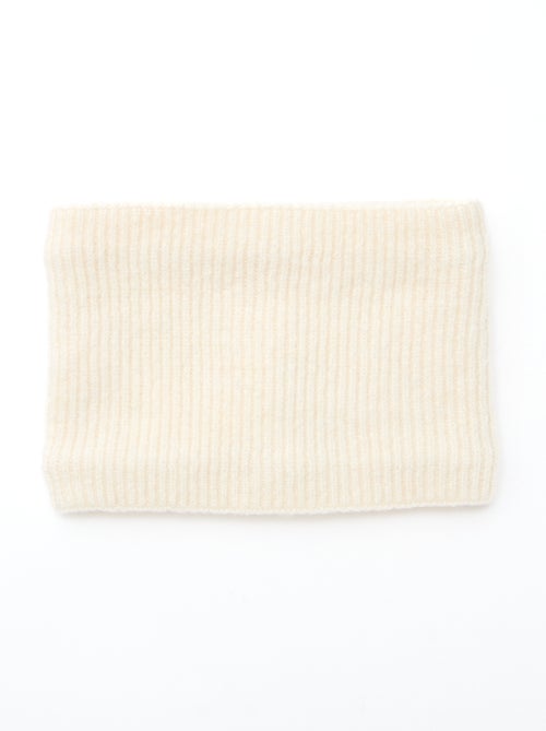 Cachecol tubular em malha lisa - Kiabi