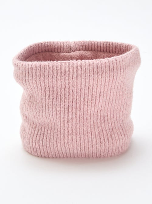 Cachecol tubular em malha lisa - Kiabi