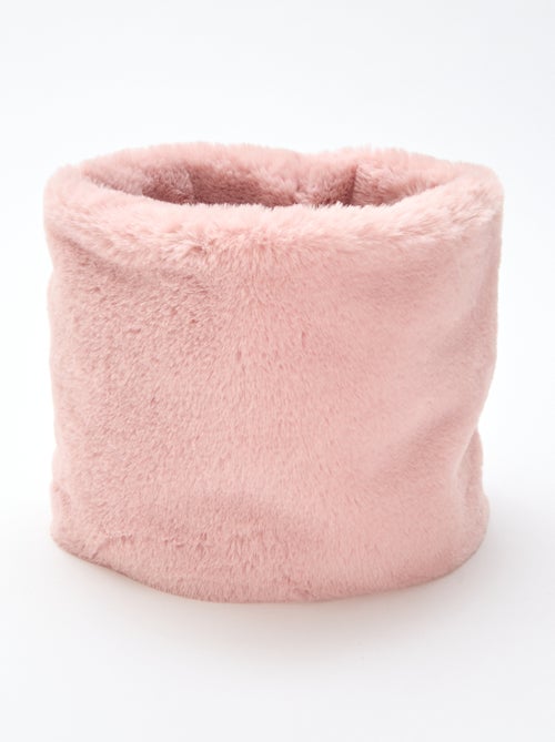 Cachecol tubular imitação de pele - Kiabi