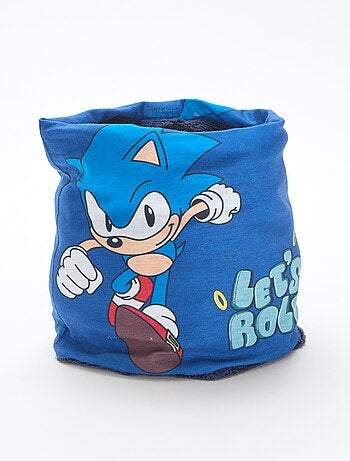 Cachecol tubular interior em shearling