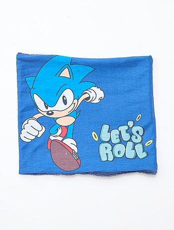 Cachecol tubular interior em shearling