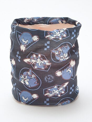 Cachecol tubular interior em shearling