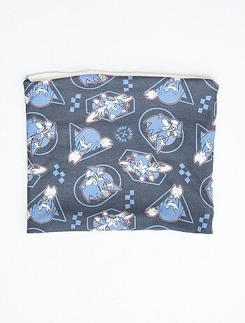 Cachecol tubular interior em shearling