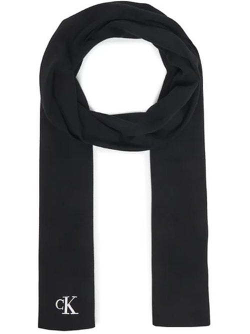 Cachecol unissexo preto calvin klein jeans ck fine - Kiabi Cachecol unissexo preto calvin klein jeans ck fine - Kiabi