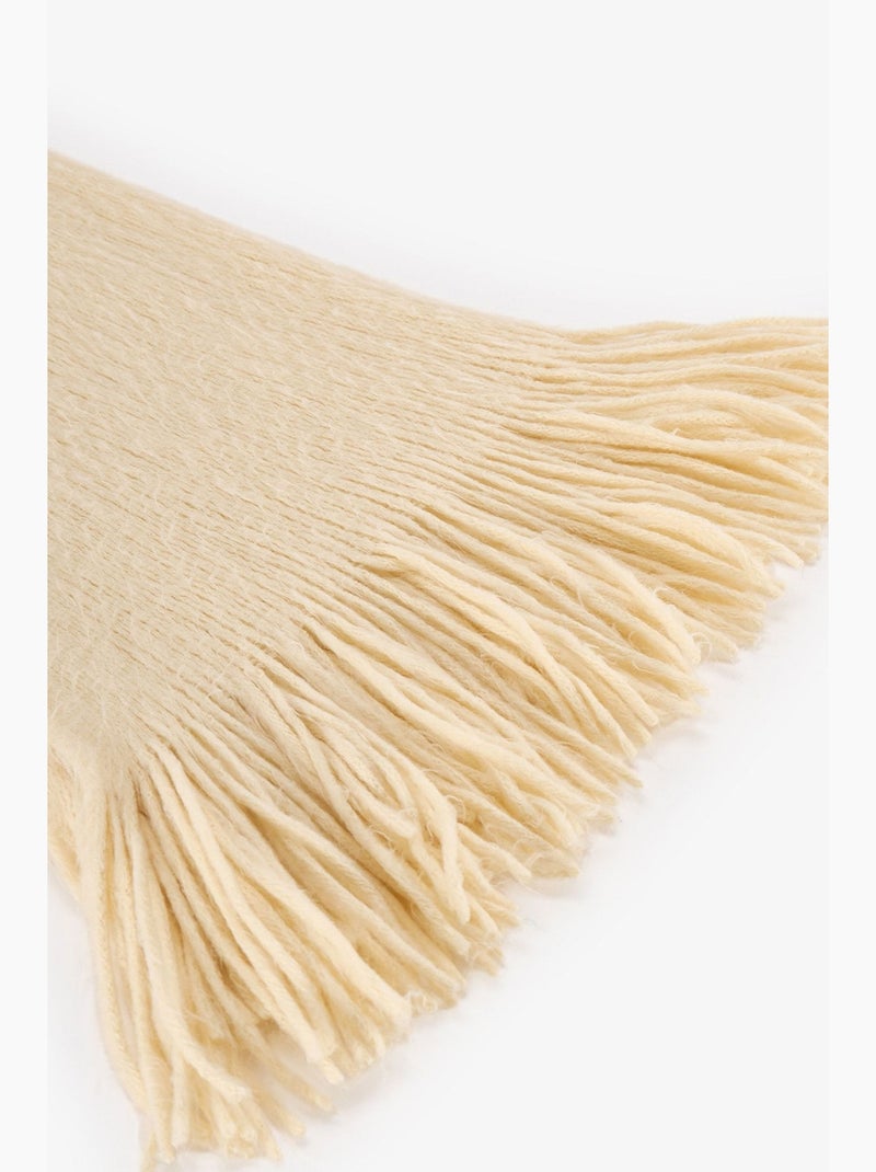 Cachecol warmy penti Creme - Kiabi