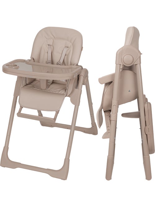Cadeira alta ajustável LIONELO Linn - Altura regulável - Rodízios - Dobragem compacta - Até 15 kg - Kiabi Cadeira alta ajustável LIONELO Linn - Altura regulável - Rodízios - Dobragem compacta - Até 15 kg - Kiabi