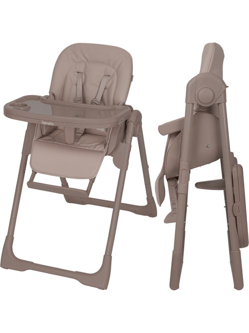 Cadeira alta ajustável LIONELO Linn - Altura regulável - Rodízios - Dobragem compacta - Até 15 kg - Kiabi Cadeira alta ajustável LIONELO Linn - Altura regulável - Rodízios - Dobragem compacta - Até 15 kg - Kiabi