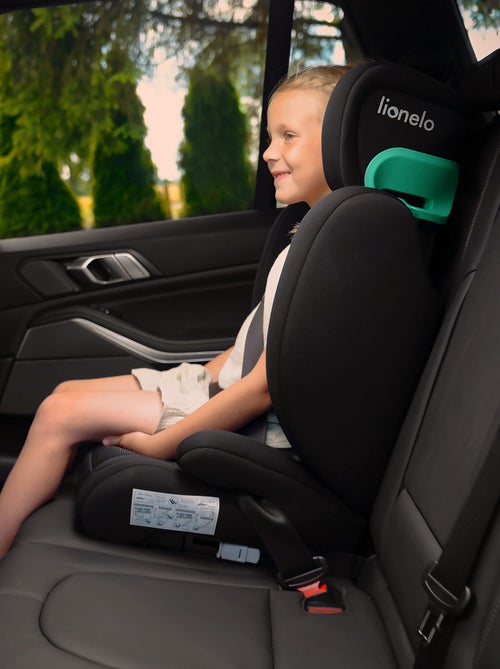 Cadeira auto 100-150cm LIONELO Hugo i-Size - ISOFIX - Grupo 2/3 - Apoio de cabeça com espuma - Kiabi Cadeira auto 100-150cm LIONELO Hugo i-Size - ISOFIX - Grupo 2/3 - Apoio de cabeça com espuma - Kiabi