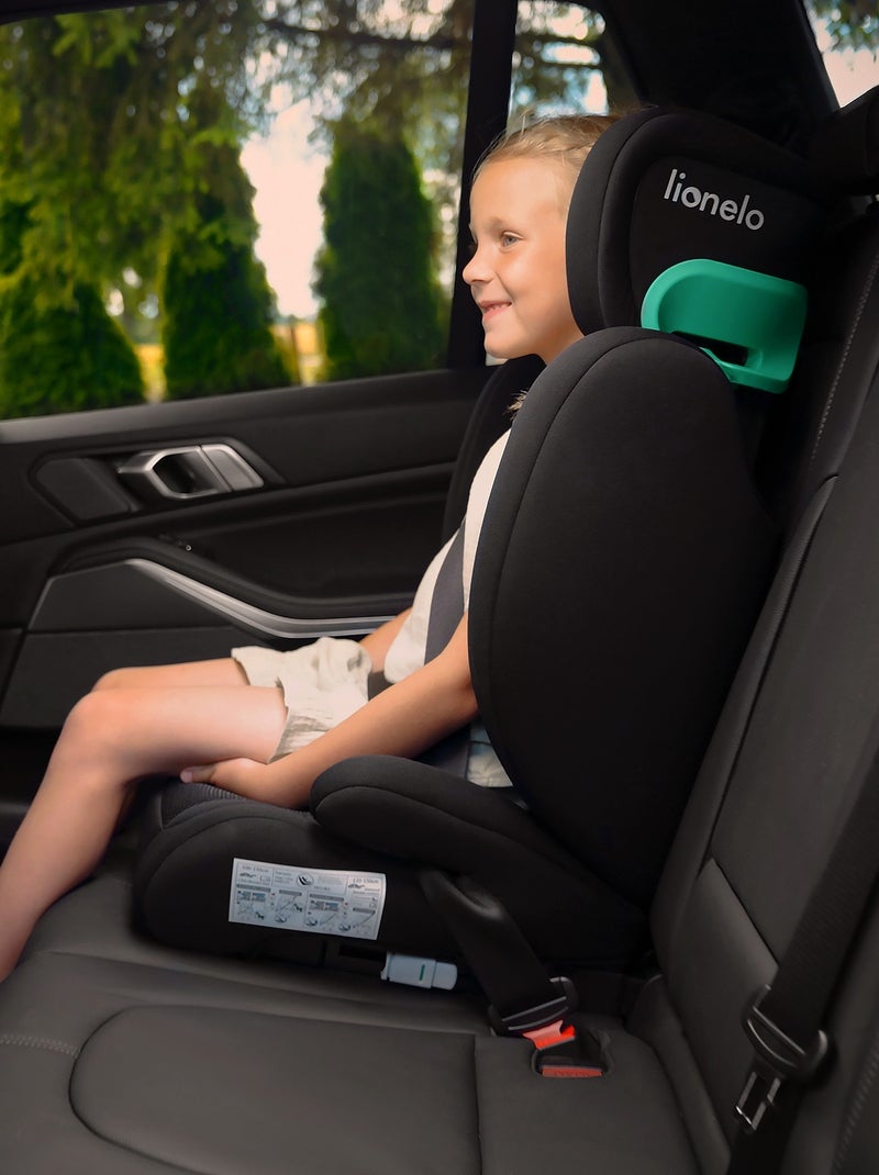 Cadeira auto 100-150cm LIONELO Hugo i-Size - ISOFIX - Grupo 2/3 - Apoio de cabeça com espuma Preto Rosa - Kiabi