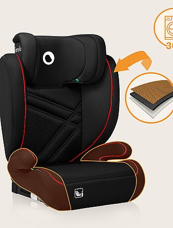 Cadeira auto 100-150cm LIONELO Hugo i-Size - ISOFIX - Grupo 2/3 - Apoio de cabeça com espuma