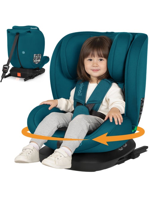 Cadeira Auto 360° LIONELO Bastiaan i-Size - ISOFIX - 40-150 cm - SideProtect - Kiabi