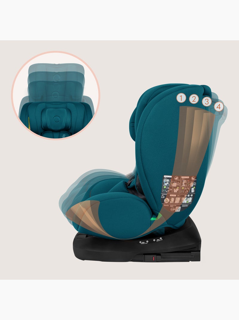 Cadeira Auto 360° LIONELO Bastiaan i-Size - ISOFIX - 40-150 cm - SideProtect Índigo - Kiabi