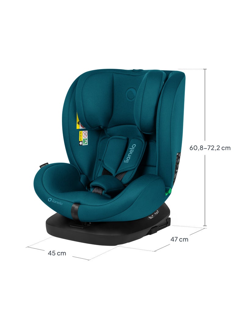 Cadeira Auto 360° LIONELO Bastiaan i-Size - ISOFIX - 40-150 cm - SideProtect Índigo - Kiabi