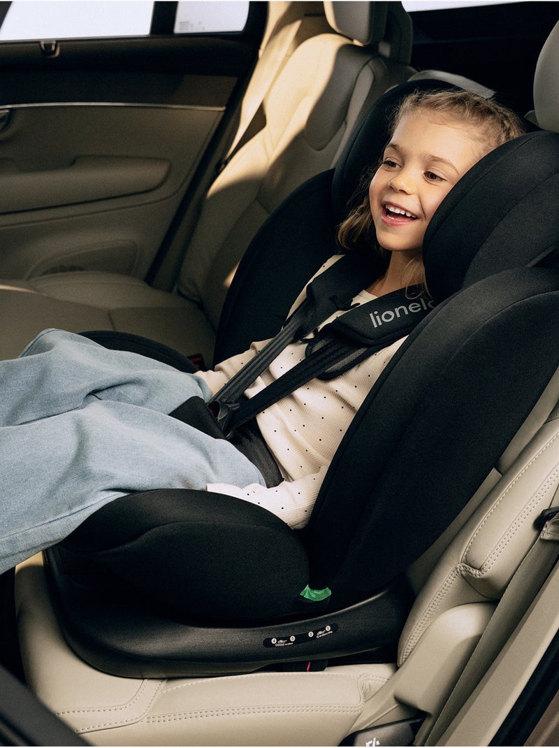 Cadeira Auto 360° LIONELO Bastiaan i-Size - ISOFIX - 40-150 cm - SideProtect Preto - Kiabi