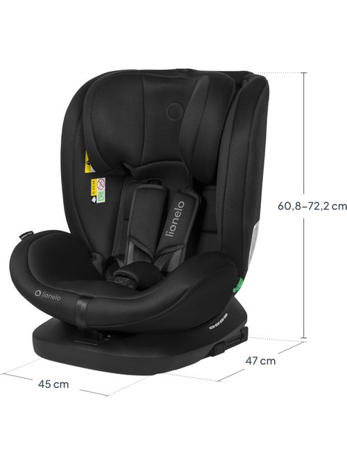 Cadeira Auto 360° LIONELO Bastiaan i-Size - ISOFIX - 40-150 cm - SideProtect - Kiabi