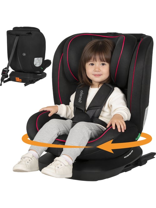 Cadeira Auto 360° LIONELO Bastiaan i-Size - ISOFIX - 40-150 cm - SideProtect - Kiabi