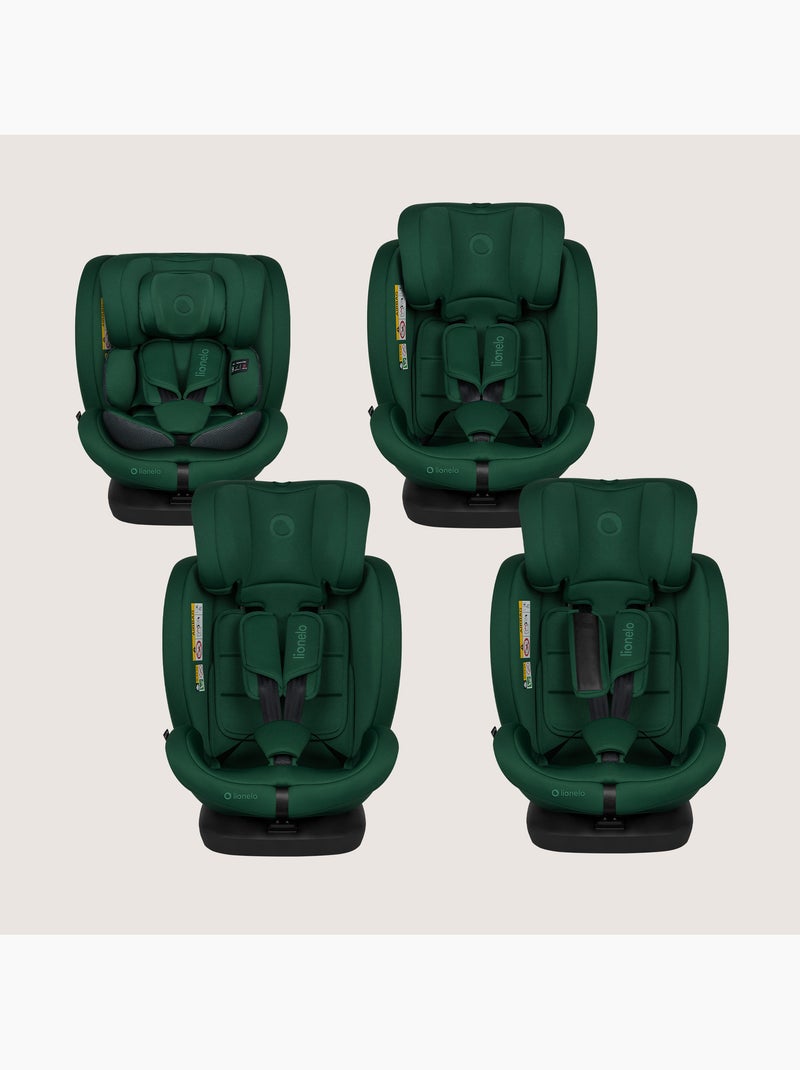 Cadeira Auto 360° LIONELO Bastiaan i-Size - ISOFIX - 40-150 cm - SideProtect Verde - Kiabi