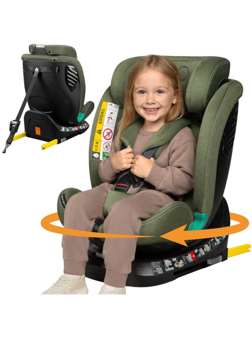 Cadeira Auto 360° LIONELO Bastiaan One i-Size - ISOFIX - 40-150 cm - SideProtect - Kiabi