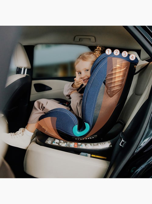Cadeira Auto 360° LIONELO Bastiaan One i-Size - ISOFIX - 40-150 cm - SideProtect - Kiabi