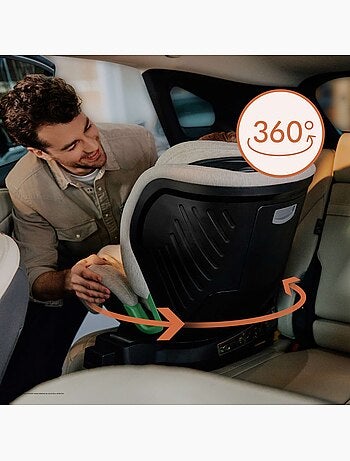 Cadeira auto 360° LIONELO Harmony i-Size - ISOFIX - 60% bambu - 40-150cm - Grupo 0+/1/2/3