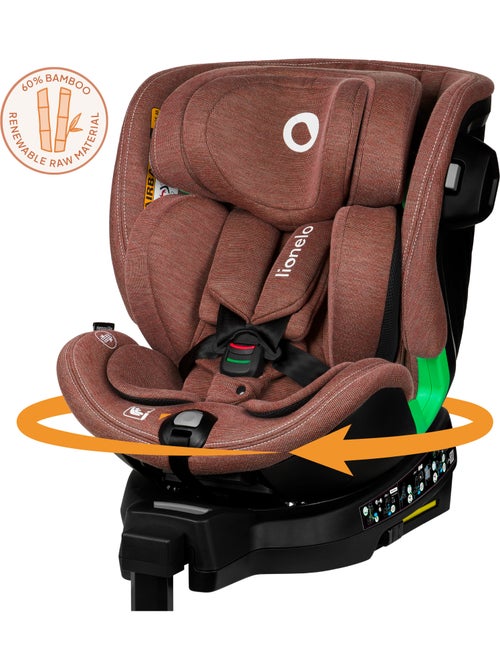 Cadeira auto 360° LIONELO Harmony i-Size - ISOFIX - 60% bambu - 40-150cm - Grupo 0+/1/2/3 - Kiabi