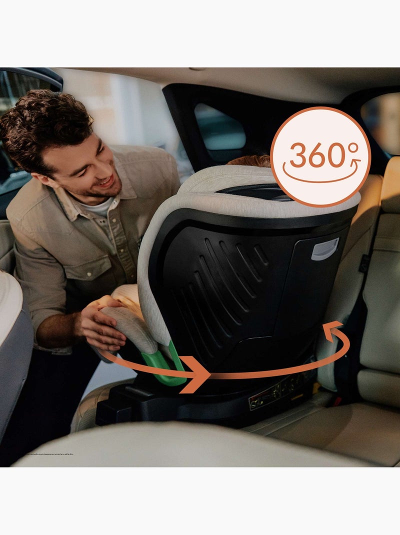 Cadeira auto 360° LIONELO Harmony i-Size - ISOFIX - 60% bambu - 40-150cm - Grupo 0+/1/2/3 Preto - Kiabi