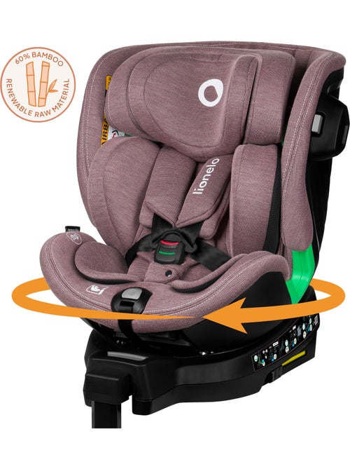 Cadeira auto 360° LIONELO Harmony i-Size - ISOFIX - 60% bambu - 40-150cm - Grupo 0+/1/2/3 - Kiabi